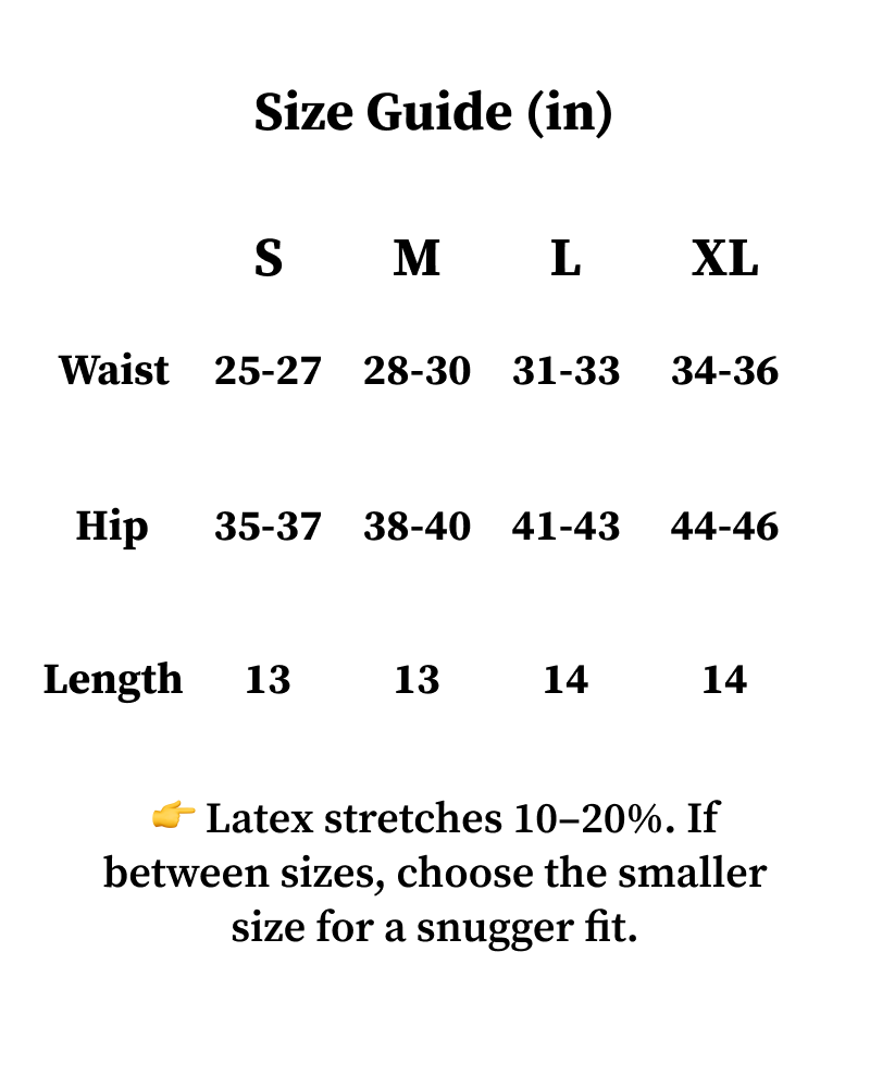 Bodycon Latex Mini Skirt